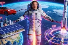 马斯克太阳能战略揭秘：特斯拉100GW陆地+SpaceX 10GW太空双轨并行