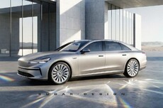 乐道轿车渲染图曝光：采用正统三厢轿车的车身比例