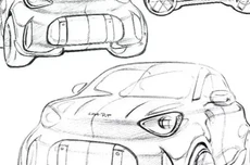 smart精灵2概念车设计草图公布，原型车将于北京车展亮相