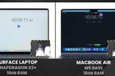 微软Surface Laptop 8实测:多项性能不敌MacBook Air,Word也被彻底碾压