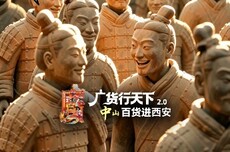 西安兵马俑“出逃”打卡中山