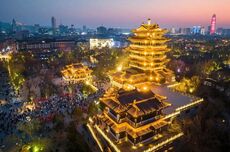 夜游大明湖的注意！济南超然楼亮灯时间已调整！