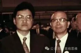 朱云汉（左）和胡佛的合影