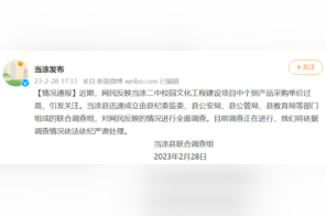 安徽当涂县通报：成立联合调查组