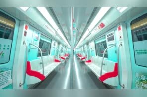 合肥园博主题地铁发车！