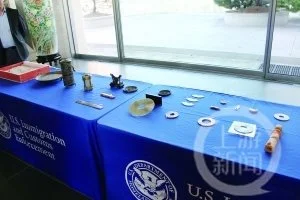 ▲2015年12月在美国华盛顿中国驻美大使馆拍摄的被返还的流失文物。
