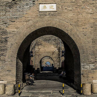 河北保定定州南城门,定州城在历史上曾是河北地区中城址规模最大的城