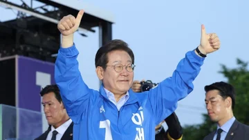 出口民调显示李在明将以压倒性优势获胜