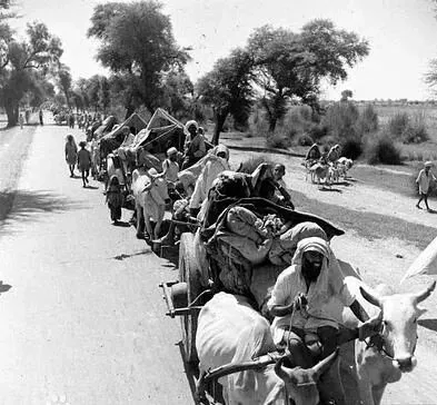 印巴分治，前往新生巴基斯坦的伊斯兰教徒难民