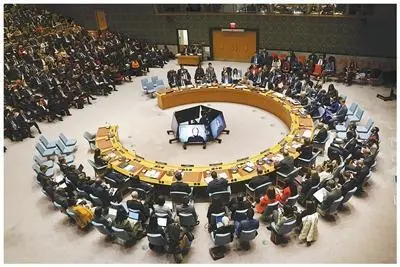 1月6日，美国袭击委内瑞拉后，联合国安理会举行紧急会议。