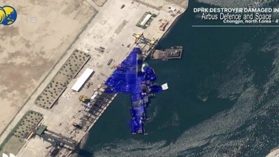 美机构：发生事故的朝鲜军舰采用的是侧向下水方式，此前从未使用过