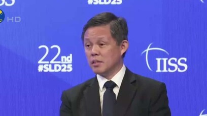 新加坡防长：与中国合作符合各国利益