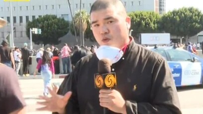 凤凰记者直击洛杉矶抗议