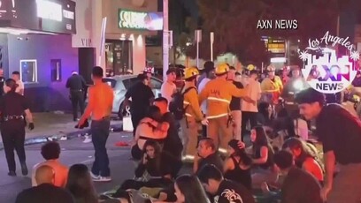 美国加州发生汽车撞人事件，30人受伤