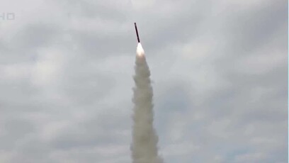 朝鲜试射舰对地战略巡航导弹