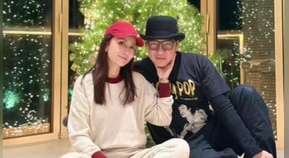 单立文胡蓓蔚夫妇与胡定欣袁伟豪聚会，陈山聪5岁帅气儿子抢镜