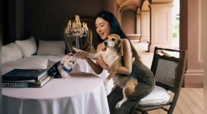 杜江霍思燕收养实验犬“珍珠”获年度和平精神奖