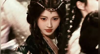 鞠婧祎身着民族华服篝火畔舞动，风情万种美成诗篇