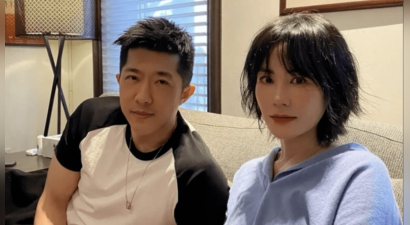 55岁王菲换了新发型大变样！穿蓝色毛衣和男友人豪宅聚会，一头短发太减龄！