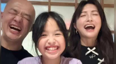 包文婧“临盆孕肚出行”照曝光，打扮精致如少女，又辣又年轻！二胎名字曝光太可爱！