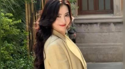 张柏芝现身上海张园，披身“麻布”却贵似豪门女主