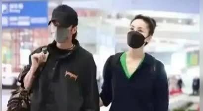 霍汶希拍视频王菲意外出镜，站在陈伟霆身后挥手，像个小迷妹一样