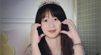 田亮女儿生日，森碟齐刘海+淡妆，17岁清爽气质满分