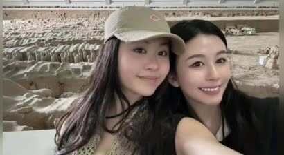 邱淑贞西安游，未享特殊待遇，沈月同行大马公主