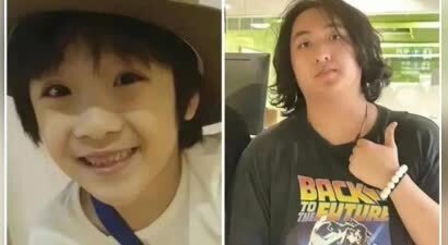 吴镇宇儿子16岁的吴费曼近照，胖的没认出来，长的有点着急像大叔