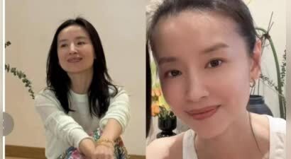 44岁董洁普拉提馆现身，生图曝光真实颜值，宛如20年前