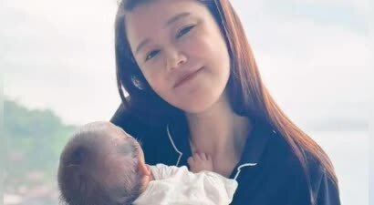 TVB黄翠如产后复出，恢复似少女，凑儿不易母亲节想要老公有表示