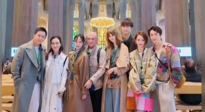 胡静朱兆祥带儿子回国，与戚薇李承铉夫妇聚餐，两家人成知己好友