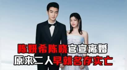 离婚3个月，陈妍希满脸写着“老娘好得很”，而陈晓眼里依旧没光