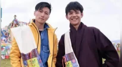 泸定桥偶遇谢霆锋和丁真！拍摄新节目，看不出谢霆锋比丁真大21岁