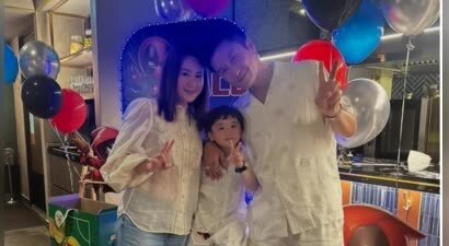 TVB视帝晒全家福，力破婚变传闻，曾不戴婚戒夜蒲被猜测夫妻离婚
