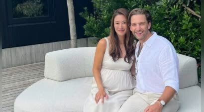 恭喜！香港知名女星怀孕九月临盆在即，挺巨大孕肚宣布二胎性别