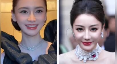 baby、热巴洗清傍大佬嫌疑，两大神颜女星同在巴黎秀场，怼脸拍来了