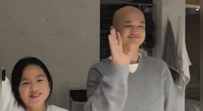 包贝尔10岁女儿身高引关注，网友：感觉突破了父母基因