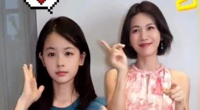 曹曦文12岁女儿近照曝光，网友直呼：能直接出道的颜值