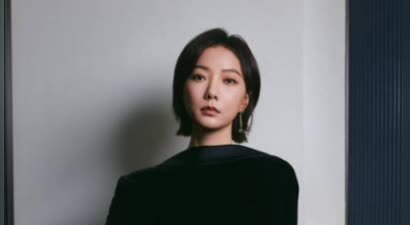 王珞丹一席黑色礼服气质清冷