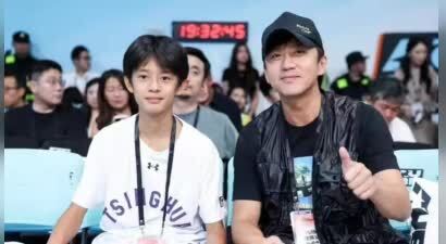孙俪也没想到，自己和邓超才13岁的儿子，就已经开始为她争光了