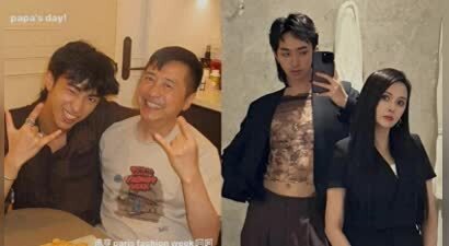 伊能静女儿为哥哥哈利宣传新歌，9岁米粒扎冲天辫，像极了秦昊