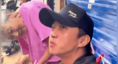 邓超现身南昌买一毛钱奶奶凉菜 夸奶奶“像花儿一样年轻”
