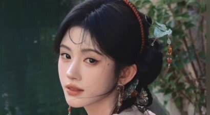 鞠婧祎穿粉色襦裙俏皮灵动 嘟嘴甜笑尽显娇憨可人