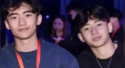 张柏芝罕见晒出二儿子近照，炫酷打扮很时尚，模样长相很像谢霆锋