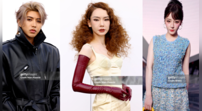 巴黎时装周：蔡徐坤似泰国老表，戚薇造型好怪，刘雯娜扎简单性感