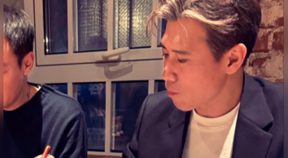 辛柏青吃饭被偶遇，瘦了老了破碎感太强，一旁李乃文不停给他夹菜