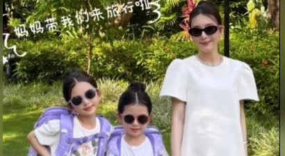 大美人生出小神颜！郭富城三胎女儿颜值出众，五官精致不输方媛