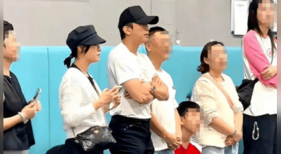 邓超孙俪甜蜜陪伴儿子篮球赛！等等高挑帅气亮相