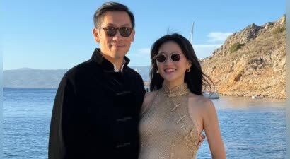 郑丹瑞女儿官宣怀孕！踩高跟鞋拍大肚照美又瘦，女婿和外父像同龄